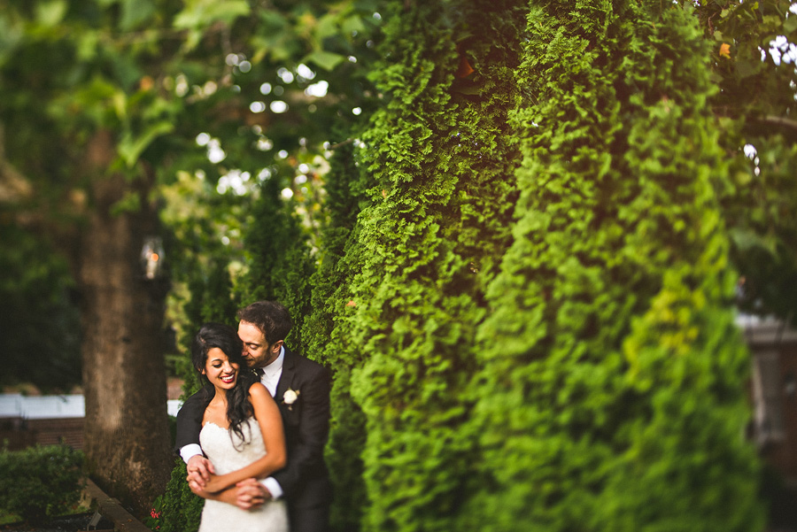 bride and groom in love