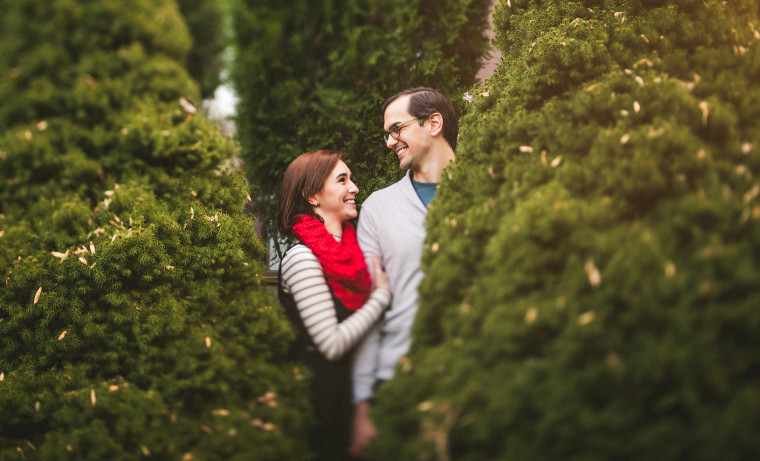 02 couple-smiling at eachother for portrait