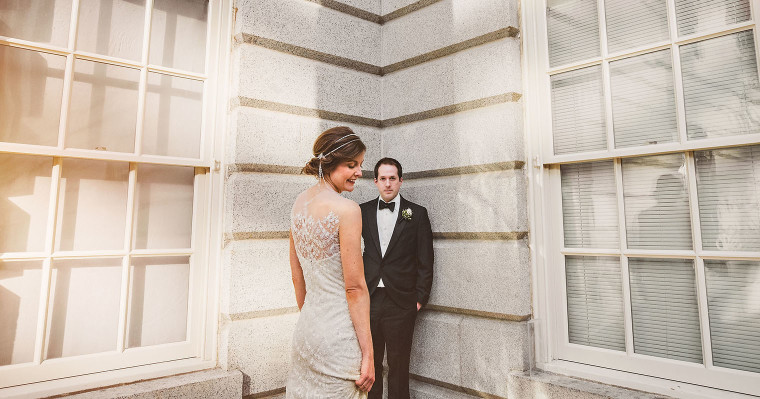 04 creative couple wedding portrait at the national portrait gallery