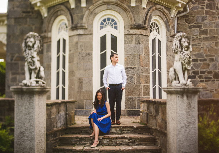 02 cylburn arboretum engagement photos