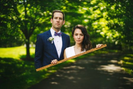 MANDI + HENRY // ZOOM WEDDING CEREMONY IN BACKYARD
