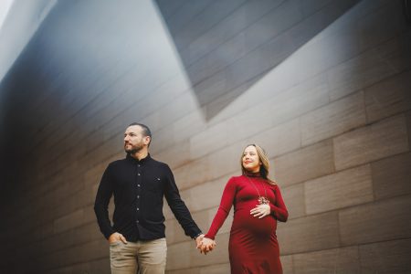 Maternity Session at National Gallery of Art w/ Celine + Dima
